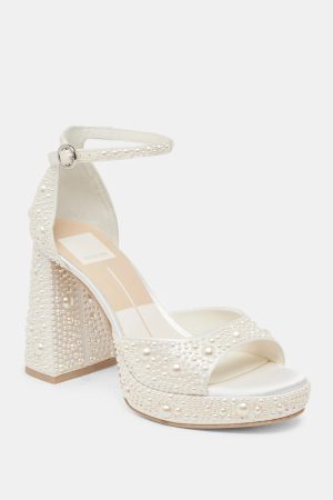 Dolce Vita Pandro Pearl Heel ~ True White