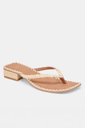 Dolce Vita Barty Sandals ~ Light Natural Raffia
