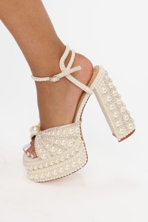 Azalea Wang Astrella Heel ~ White