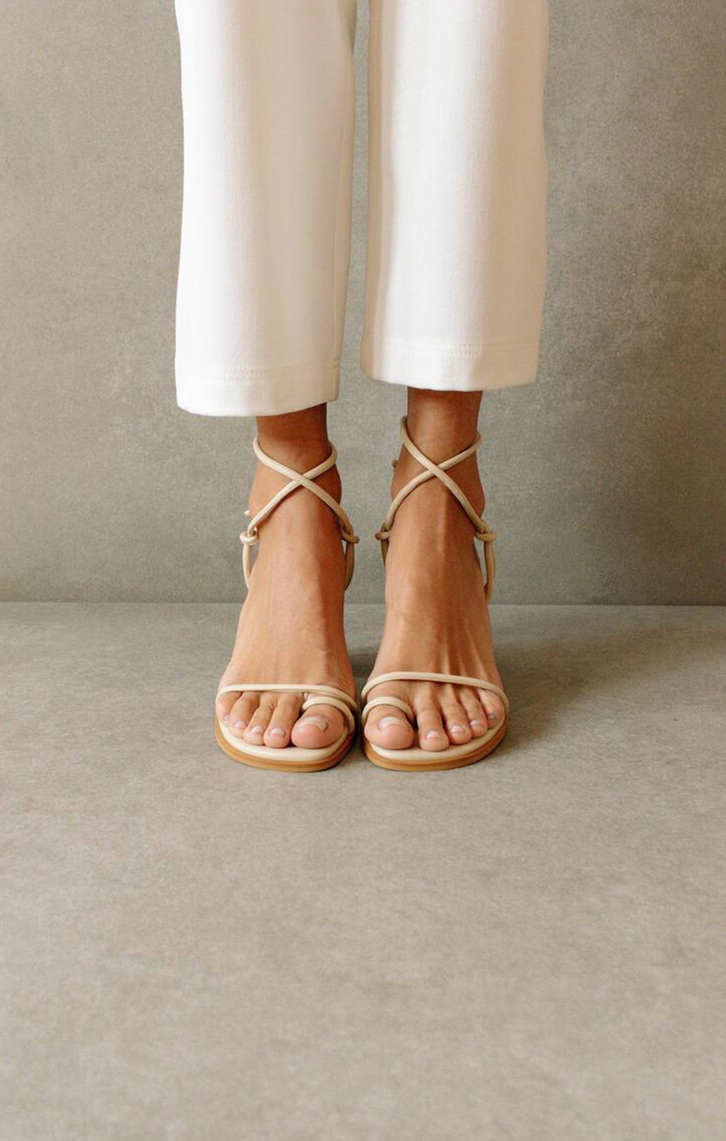 Alohas Grace Wrap Up Heel ~ Corn Ivory - Image 2