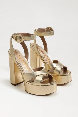 Sam Edelman Savannah Heel ~ Gold