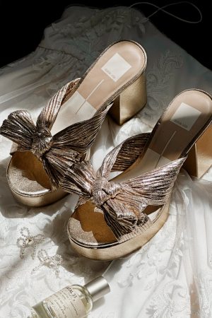 Dolce Vita Blare Bow Heel ~ Platinum